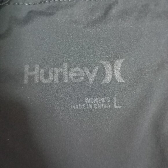 Hurley Women Black Jogger Pants Size L Elastic Waistband & Cuffs Comfortable Fit - Picture 2 of 9